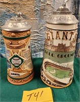 N - LOT OF 2 COLLECTIBLE STEINS (T41)