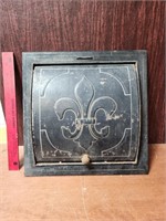 Antique 1896 Cast Iron Wall Register / Grate #2