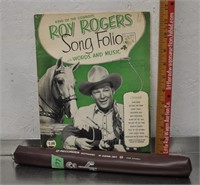 Roy Rogers music book, recorder