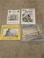 Lot of 4 Vintage Railroad Ephemera