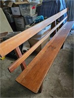 Large Solid Timber Church Pew