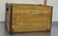 Vintage Vernor's wood crate