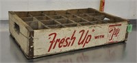 Vintage Fresh Up with 7 Up wood crate