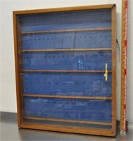 Wood & plexi display cabinet