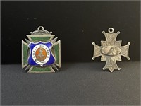 2 Sterling19th C Scottish Military Sporting Medals