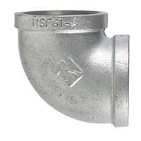 Southland 2 in. Galvanized Malleable Iron 90-Degre