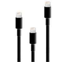 Powerxcel 3 Pack Lightning Charge & Sync Cables -
