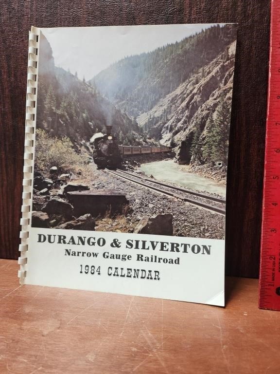 Durango & Silverton Railroad Calendar 1984