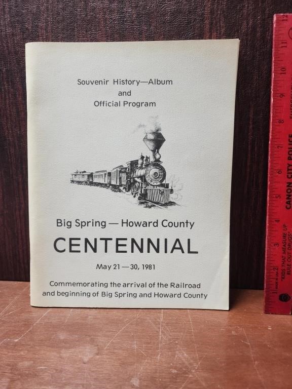 Big Spring - Howard Cnty Railroad Souvenir Program