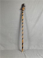 Antique Cane w Pirate Head Pommel