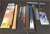 Box Tools, Crow Bars, Hammer Handles, Files