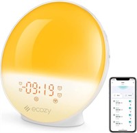 $70 ecozy Sunrise Alarm Clock for Heavy Sleepers,