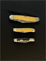 Three Vintage Jack Knives