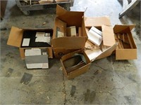 Boxes of wood moulding samples Inc cowboys Stadium