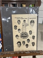 Vintage Louisville Slugger Poster Mantle & More