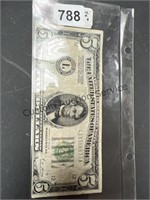 1928B Five $5.00 Dollar Bill