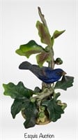 Boehm- Blue Grosbeak LE Bird Sculpture
