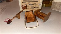 Doll House See-Saw, Cradle and Carriage