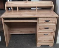 3 Drawer Desk approx 44 1/2"W x 23"D x 38"H