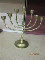 Vintage Brass Menorah