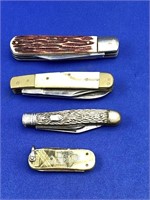 4 Vintage Jack Knives