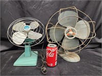 2 Metal fans.   Look at the photos for more