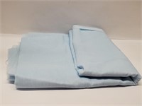 Blue Semi Sheer Fabric 4 Yards plus