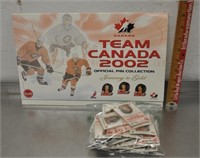 2002 Team Canada pin collection, complete
