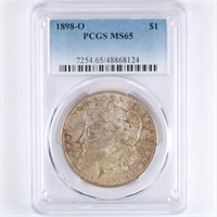 1898-O Morgan Dollar PCGS MS65