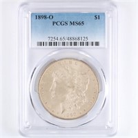 1898-O Morgan Dollar PCGS MS65