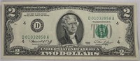 1976 Series $2 Federal Reserve Note