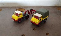 (2) Vintage Corgi Trucks