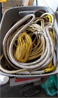 Box of Rope & Water Hoses