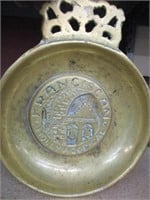 Vintage Brass cast Metal Porringer Bowl