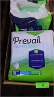 ADULT DIAPERS (1 NEW PKG) SIZE LARGE