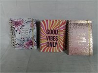 Assortment Of Good Vibes Diary, Lot Of 6