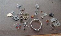 Group of Skull Jewelry