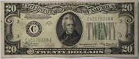 1934 A Series $20 Federal Reserve Note