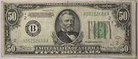 1934 A Series $50 Federal Reserve Note