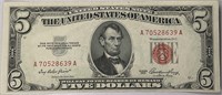 1953 Series $5 Red Seal - Unc