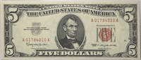 1963 Series $5 Red Seal - Unc