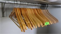 WOODEN CLOTHES HANGERS