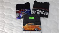 (3) XL SHORT SLEEVE SHIRTS CAR / MOTORCYCLE