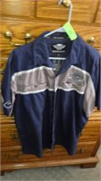 HARLEY DAVIDSON SHORT SLEEVE COTTON SHIRT (LG)