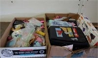 (2) Boxes of Barbie Supplies