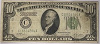1928 B Series $10 Federal Reserve Note