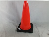 18" Orange Traffic Cone with Black Base