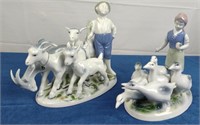 Gerold Porzellan Bavaria Figurines [x2]