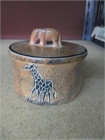 Vintage African pot with Lid