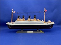 Titanic small wooden model